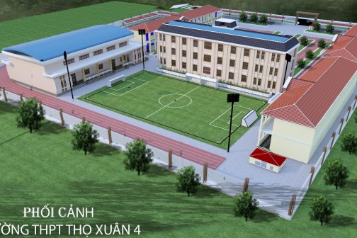 Multifunctional house of Tho Xuan High school No 4, Tho Xuan district