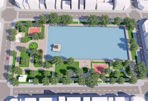 Thanh Hoa市、Ba Dinh区のThanh Quang公園（ランプ工場史跡）改修プロジェクト