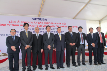Lễ khởi công án xây dựng Nhà máy Mitsuba M – Tech Việt Nam