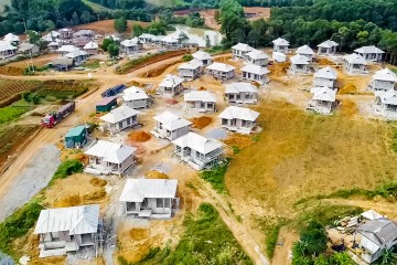 2022年11月份更新施工进度–清化省寿春县寿林乡梅星度假村项目