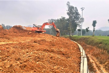 Construction progress updated in February 2023 – Dai Lai Eco-Residence and Resort Project, Ngoc Thanh Commune, Phuc Yen City, Vinh Phuc Province 