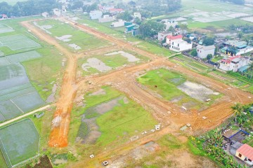 Construction progress updated in February 2023 – Residential Area Technical Infrastructure Project in Quang Dong Commune, Thanh Hoa City, Thanh Hoa Province 