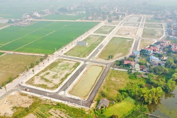 Construction progress updated in March 2023 – Typical Residential Area Infrastructure Project in Hoang Hoc Village, Dong Hoang Commune, Dong Son District, Thanh Hoa Province