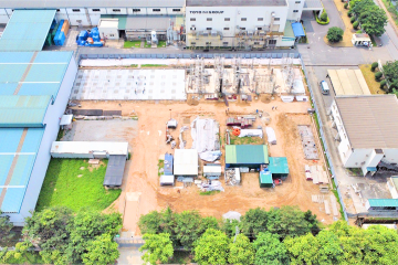 Construction progress updated in April 2023 - TOYO INK COMPOUNDS Vietnam Factory Project Phase 3 