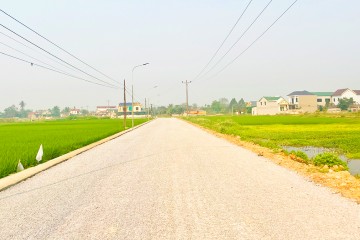 Construction progress updated in June 2023 - Project of renovating and upgrading rescue road in Truong Xuan commune to left dike of Chu River, Tho Xuan district, Thanh Hoa province