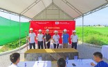 Groundbreaking ceremony of Technical infrastructure project of residential area in Xuan Hoa - Tho Hai commune, Tho Xuan district, Thanh Hoa province