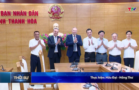 Chairman of the Thanh Hoa Provincial People’s Committee To Anh Dung Receives and Works with StaBOO Holding AG – Thanh Hoa Television