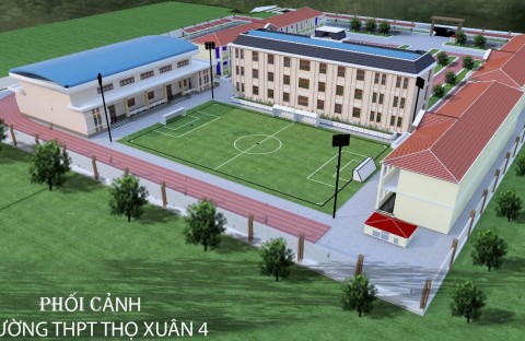 Multifunctional house of Tho Xuan High school No 4, Tho Xuan district