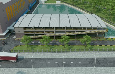 Dự án Nhà máy may Yi Da - Giai đoạn 3 - Hạng mục Nhà ăn - Nhà xe