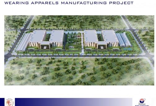 Dự án Nhà máy Sản xuất Trang phục may mặc – Ramatex Hải Phòng.