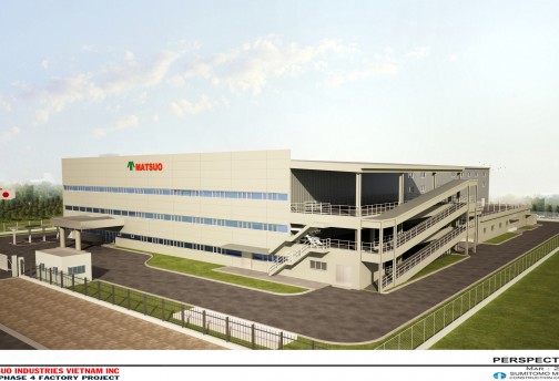 Dự án xây dựng Nhà máy Matsuo Industries Việt Nam – giai đoạn 4