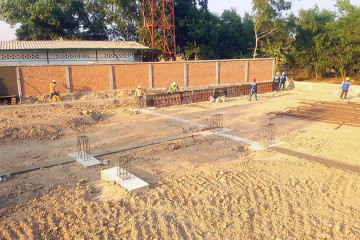 更新 2019 年 2 月份 的施工进度 – Tamada 公司 的 办公区 以及 仓库区