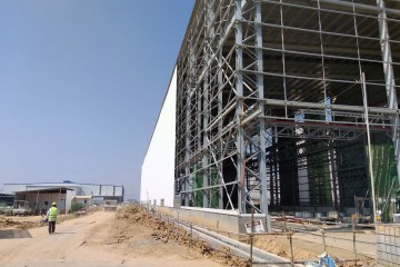 更新 2019 年 2 月 份 的施工进度 -  Meranti 有限公司 的 JFE Meranti 工厂 项目