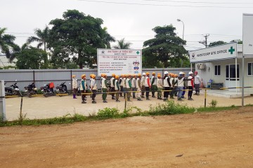 更新 2019 年 3 月 份 的施工进度- 越南 Meiko 电子 责任有限公司 的 EMS 专区 扩建项目