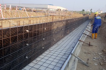 更新 2019 年 3 月 份 的施工进度 - Kalbe 缅甸制药厂项目