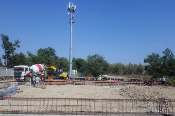 更新 2019 年 3 月 份 的施工进度- Tamada 公司 办公楼和 仓库区项目