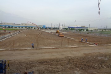 越南 Biel Crystal 工厂建设项目 2017 年 7 月份施工情况