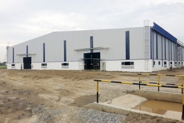 2017 年 9 月份 Biel Crystal 越南工厂项目施工情况