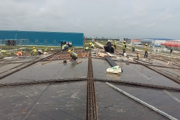 缅甸 Taiyo Nippon Sanso Myanmar 煤气工厂项目 2017 年 7 月施工情况