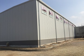 Yokowo 越南有限责任公司工厂建设项目，2017 年 2 月施工情况