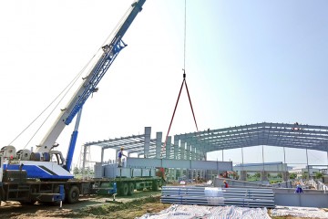 更新 2019 年 4 月份 的施工进度 - Nam Dinh Ramatex 纺织服装厂项目