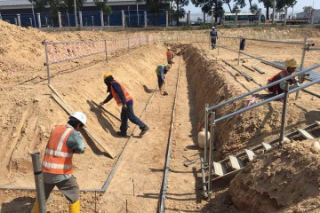 更新 2019 年 4 月 份 的施工进度 - Sankyo 项目