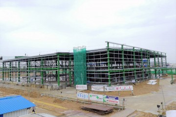 更新 2019 年 7 月 份 的施工进度 - Kalbe 缅甸制药厂项目