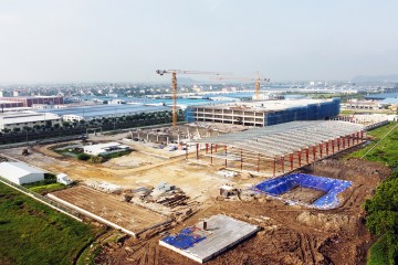 2020 年 8 月份更新施工进度 - Ramatex Nam Dinh 纺织和制衣厂项目第二期