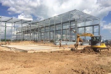 2018 年 9 月施工进度更新- Meranti 有限公司的 JFE Meranti 工厂项目