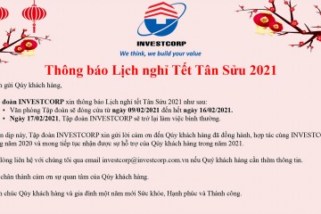 Thông báo Lịch nghỉ Tết Tân Sửu 2021