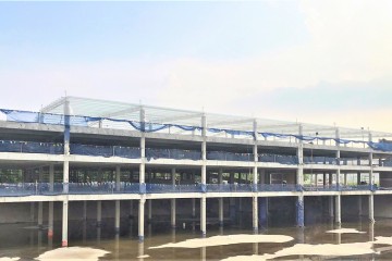 2021年 08 月更新施工进度 - 益达制衣的餐厅、车棚项目 - 第三期