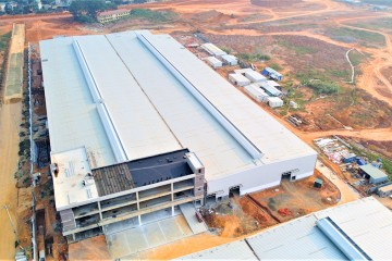 2021 年 12 月份更新施工进度 – 环保型工艺装饰品生产项目