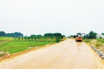 2022年10月份更新的施工进度-自寿春县春兴乡连接到寿春镇接至蓝山-金星城市区的道路项目