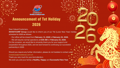 INVESTCORP Group Announces the 2026 Lunar New Year Holiday Schedule